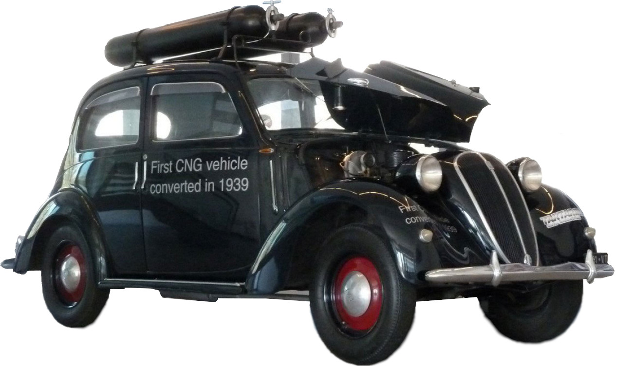 La prima auto a metano